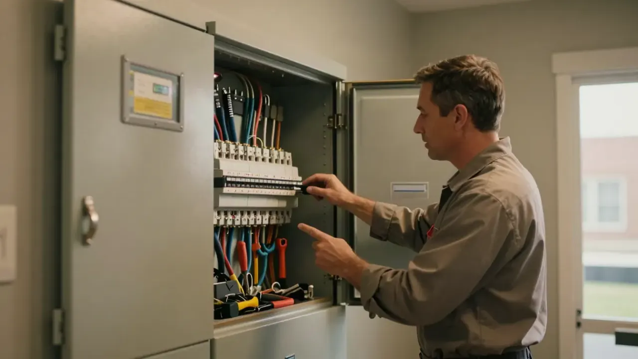 Electrical Panel Upgrade in Woodstock, Georgia: Electrical Panel Upgrade professional talking with a customer
